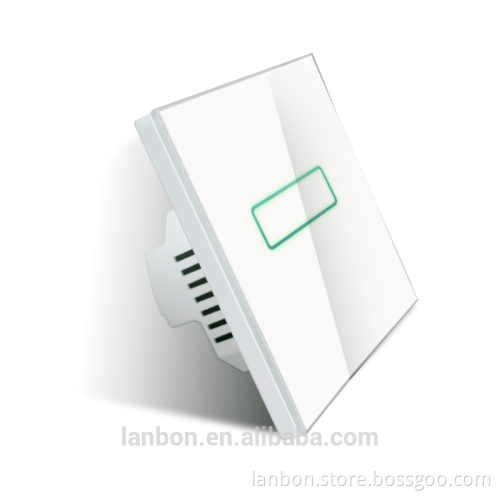 LANBON wifi smart switch for smart home, Glass panel, unique design for smart home automation